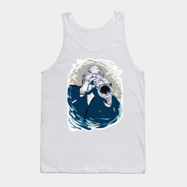 Sidney Bechet - An illustration by Paul Cemmick Tank Top by PLAYDIGITAL2020